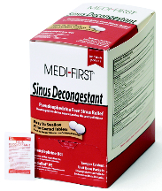 DECONGESTANT SINUS TABLETS NON-PSEUDO (500/BX) - Decongestant/Antihistamine